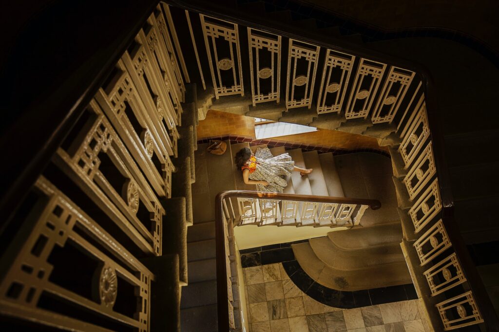 prince of wales museum staircase photo mumbai interior